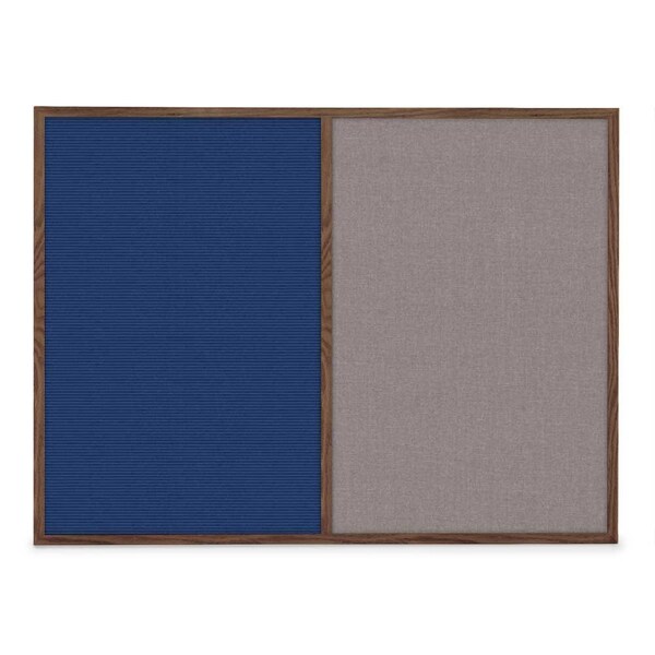 Slim Style Indoor Enclosed Corkboard, 48